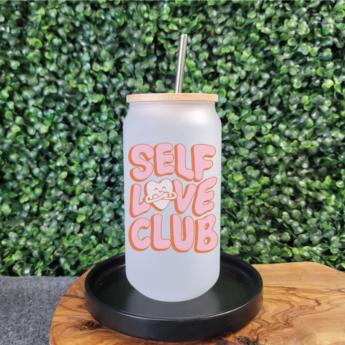 Self Love Club Can Glass