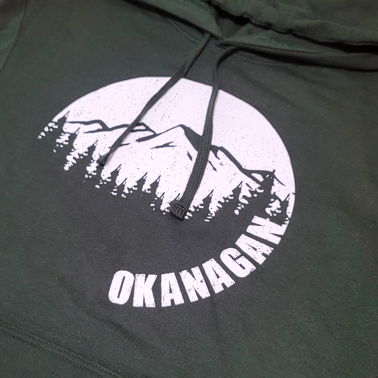 Okanagan Moon Hoodie - Forest Green