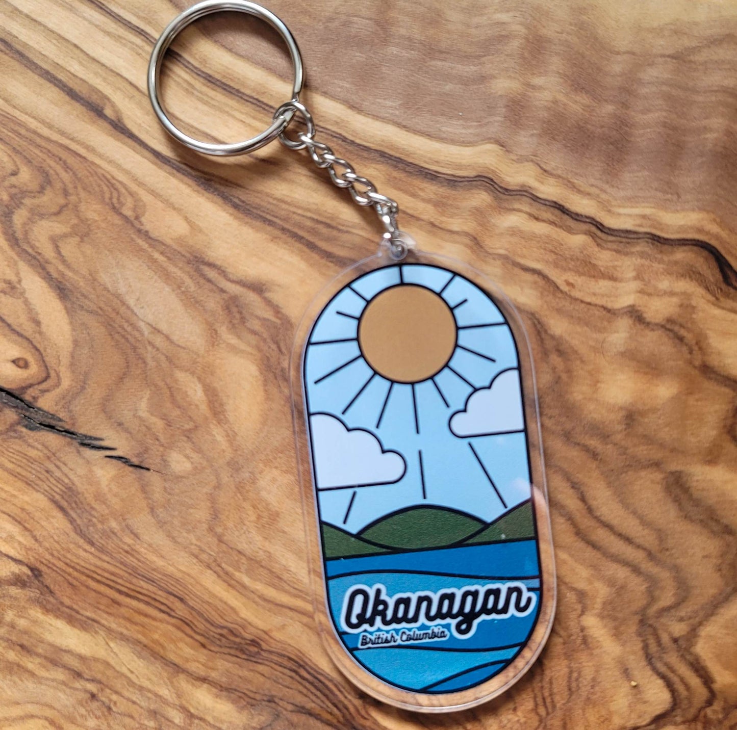 Warm Rays - Okanagan Keychain