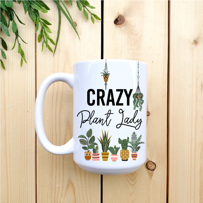 Ceramic Mug - Coffee Crazy Plant Lady Mug Republic West