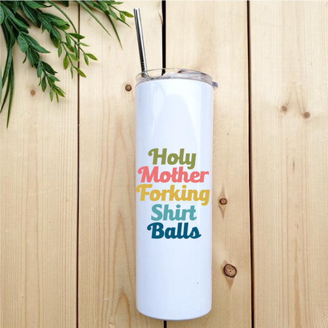 Coffee - Cold - Hot - Straw - Travel Mug Holy Mother Forking