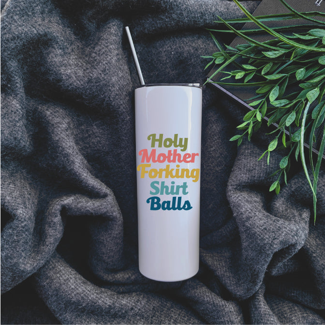 Coffee - Cold - Hot - Straw - Travel Mug Holy Mother Forking