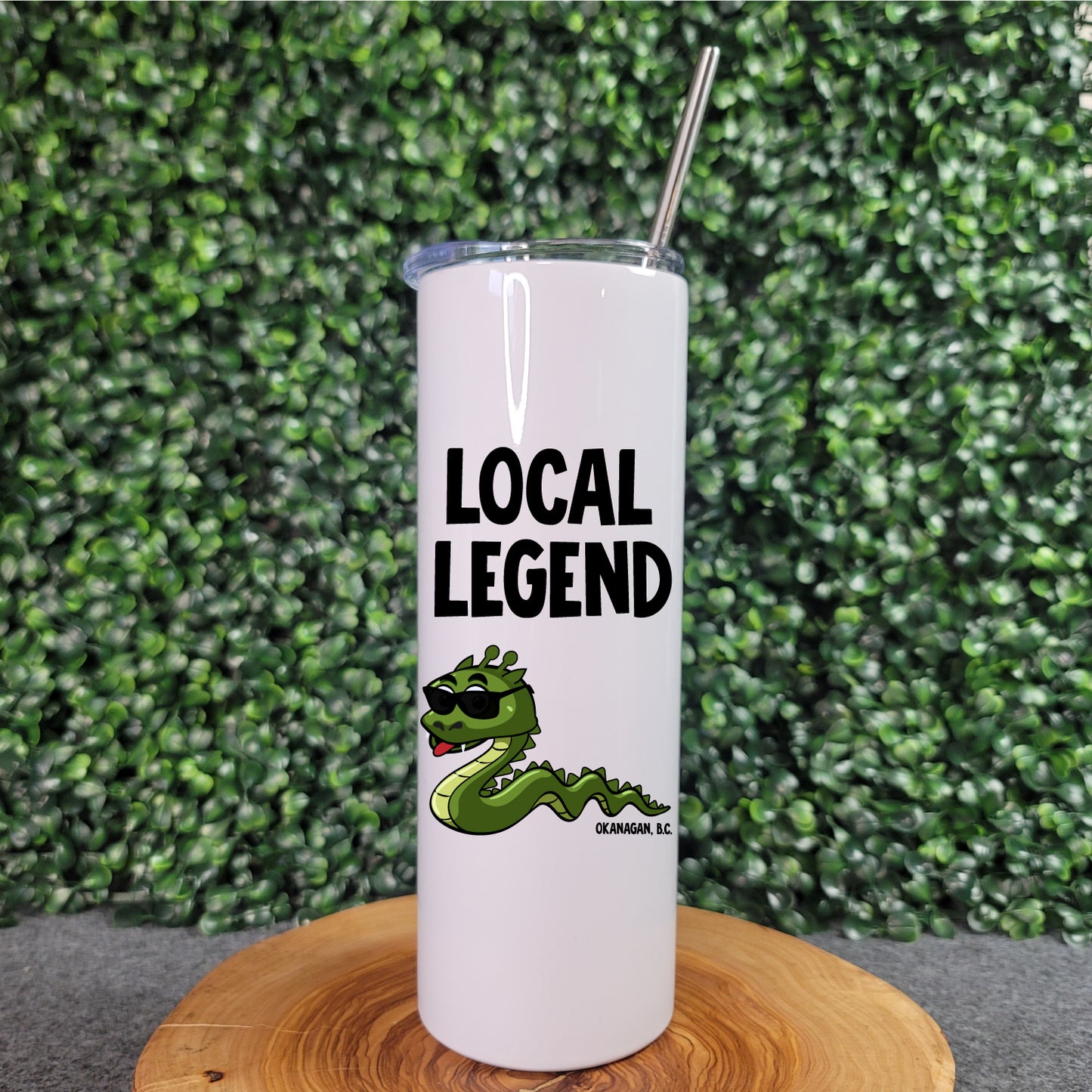 Local Legend (Okanagan) Skinny Tumbler with Straw - Republic West