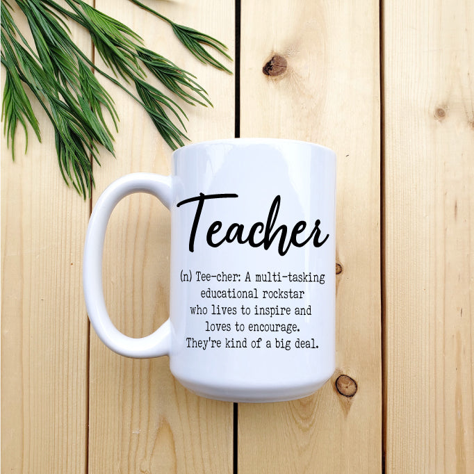 Ceramic Mug - Coffee Teacher Definition Mug Republic West