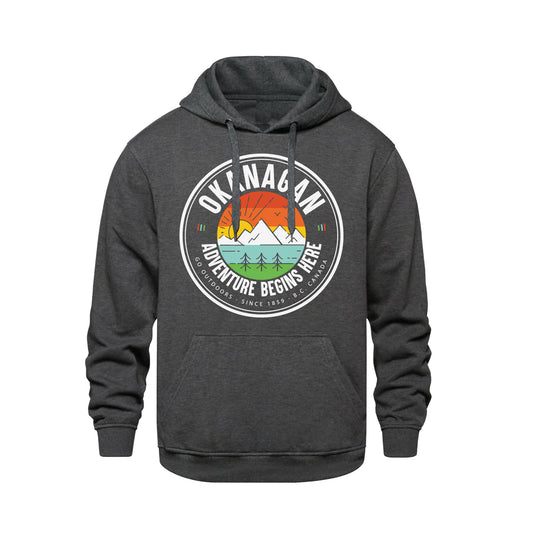 Okanagan Adventure Hoodie - Charcoal - Republic West