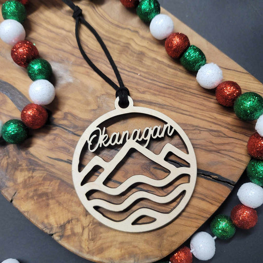 Okanagan Waves Ornament