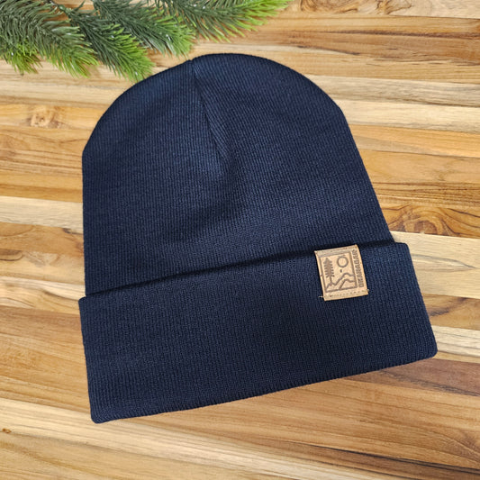 Okanagan Wild Fold Over Cork Patch Toque - Camel