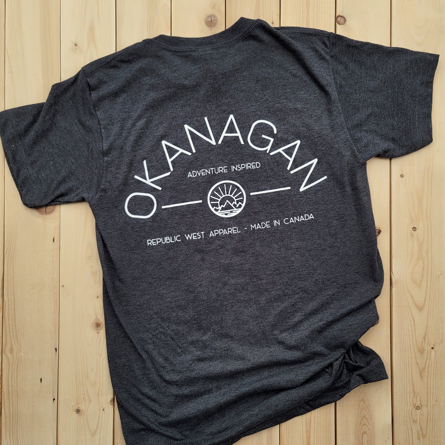 tshirt Okanagan Classic T-Shirt - Charcoal Republic West