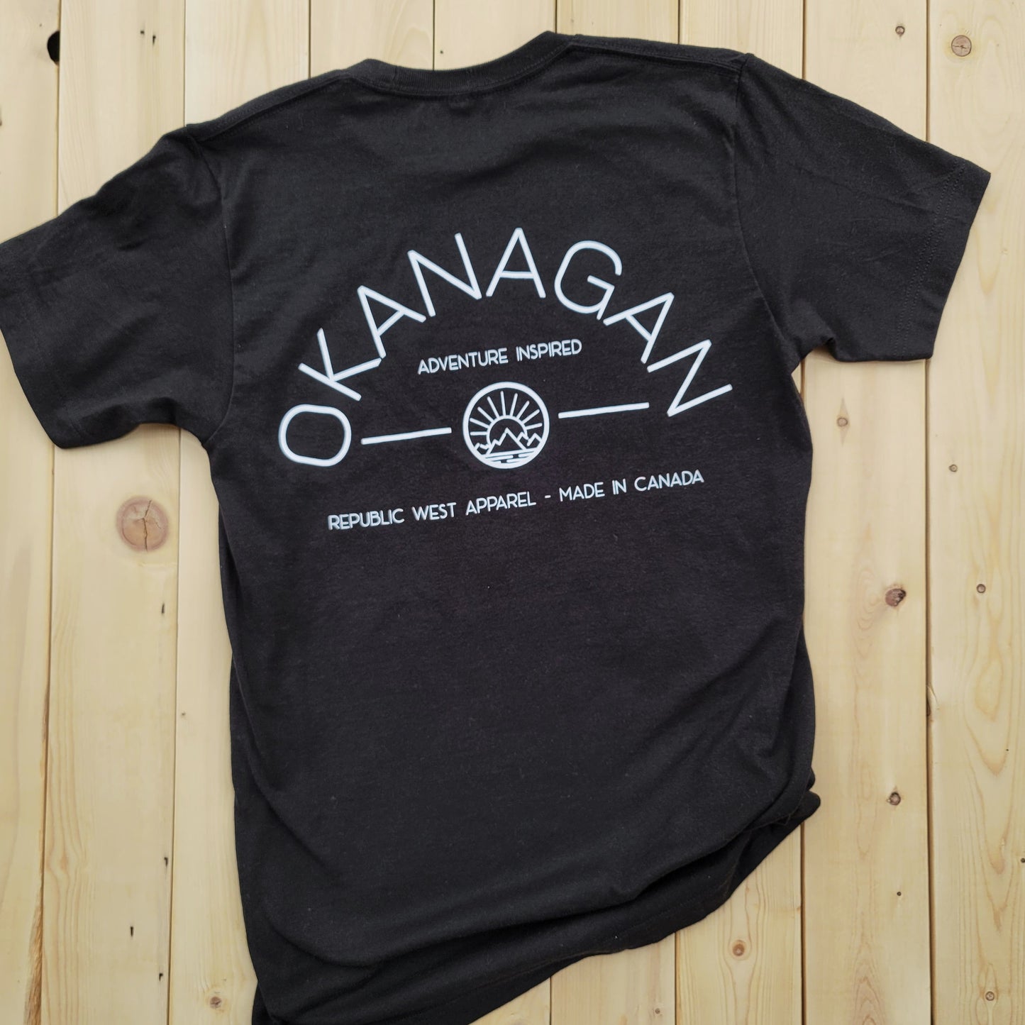 tshirt Okanagan Classic T-Shirt - Black Republic West
