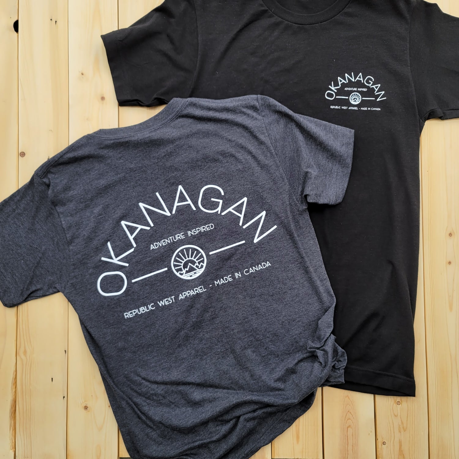 tshirt Okanagan Classic T-Shirt - Charcoal Republic West