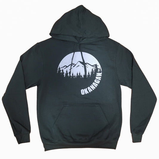 Okanagan Moon Hoodie - Forest Green