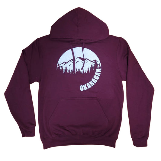 Okanagan Moon Hoodie - Burgandy