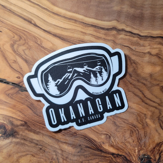 Okanagan Goggles Sticker - Republic West