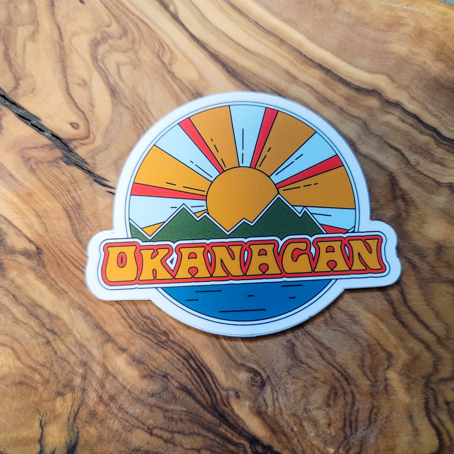 Okanagan Retro Magnet