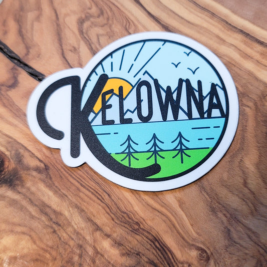 Happy Travels Kelowna Magnet