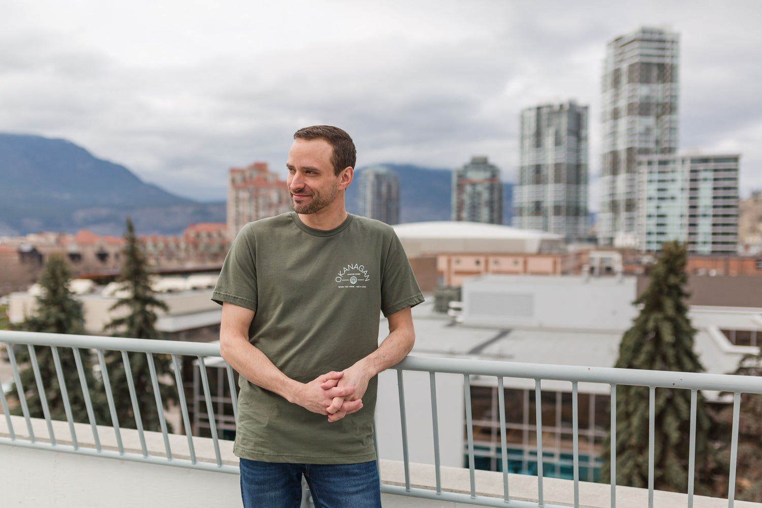 Okanagan Classic T-Shirt - Military Green - Republic West