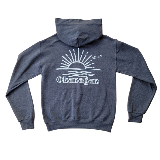 Sunny Okanagan Hoodie - Charcoal