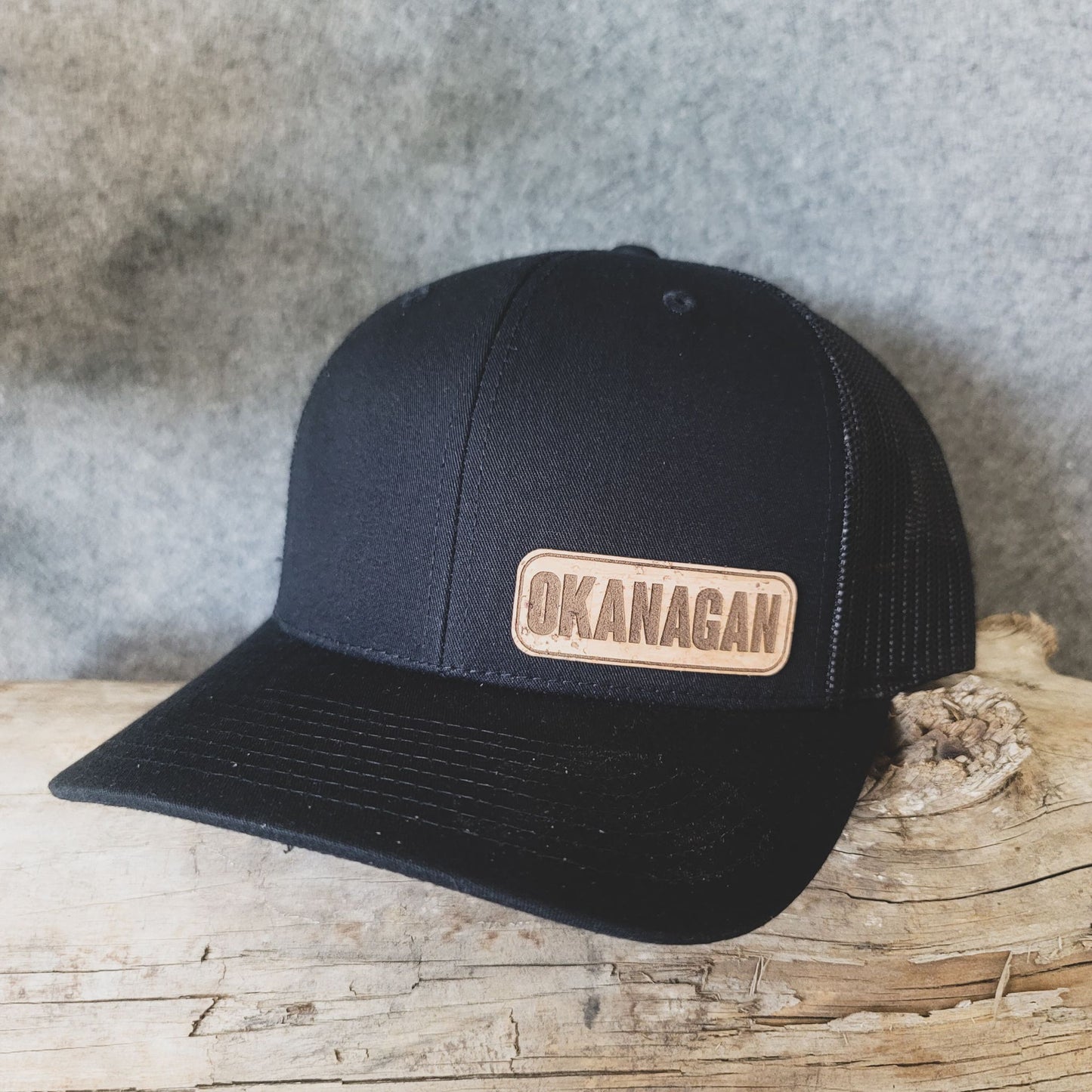 Okanagan Rec Cork Patch Trucker Hat - Black