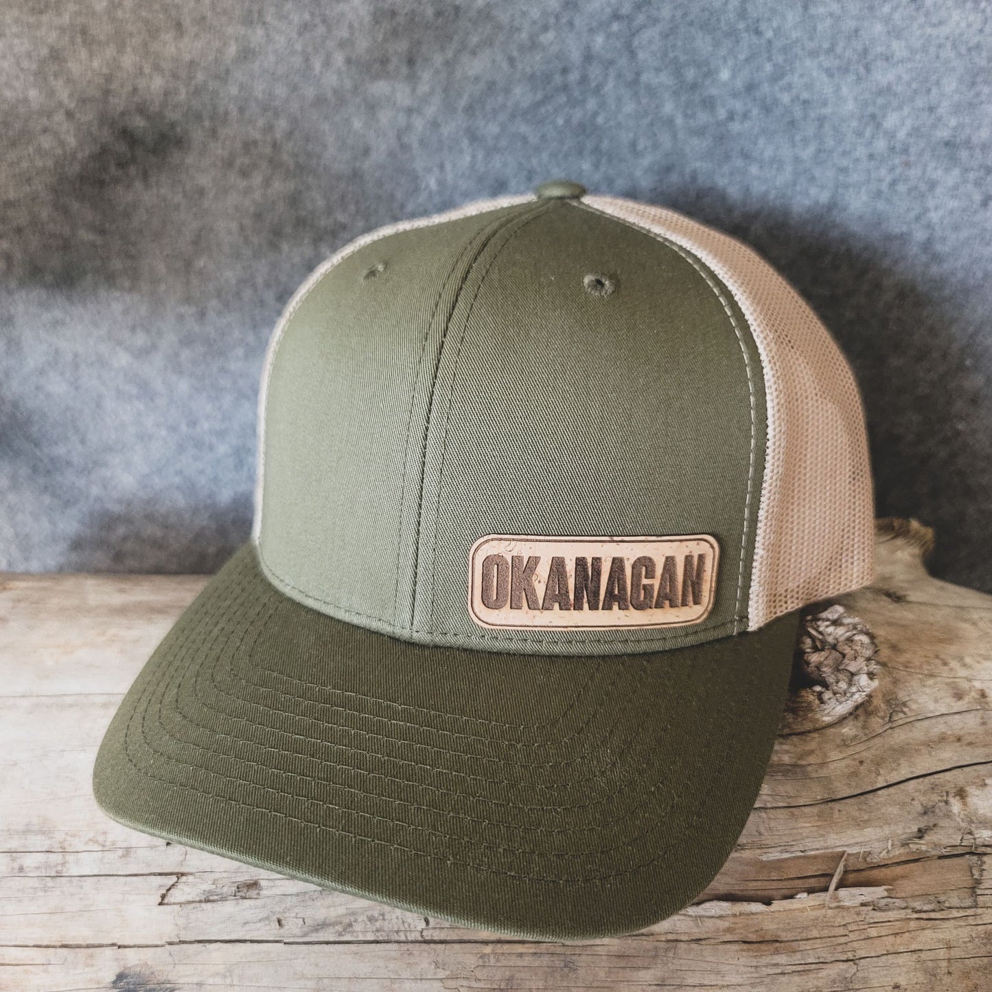 Okanagan Rec Cork Patch Trucker Hat - Green