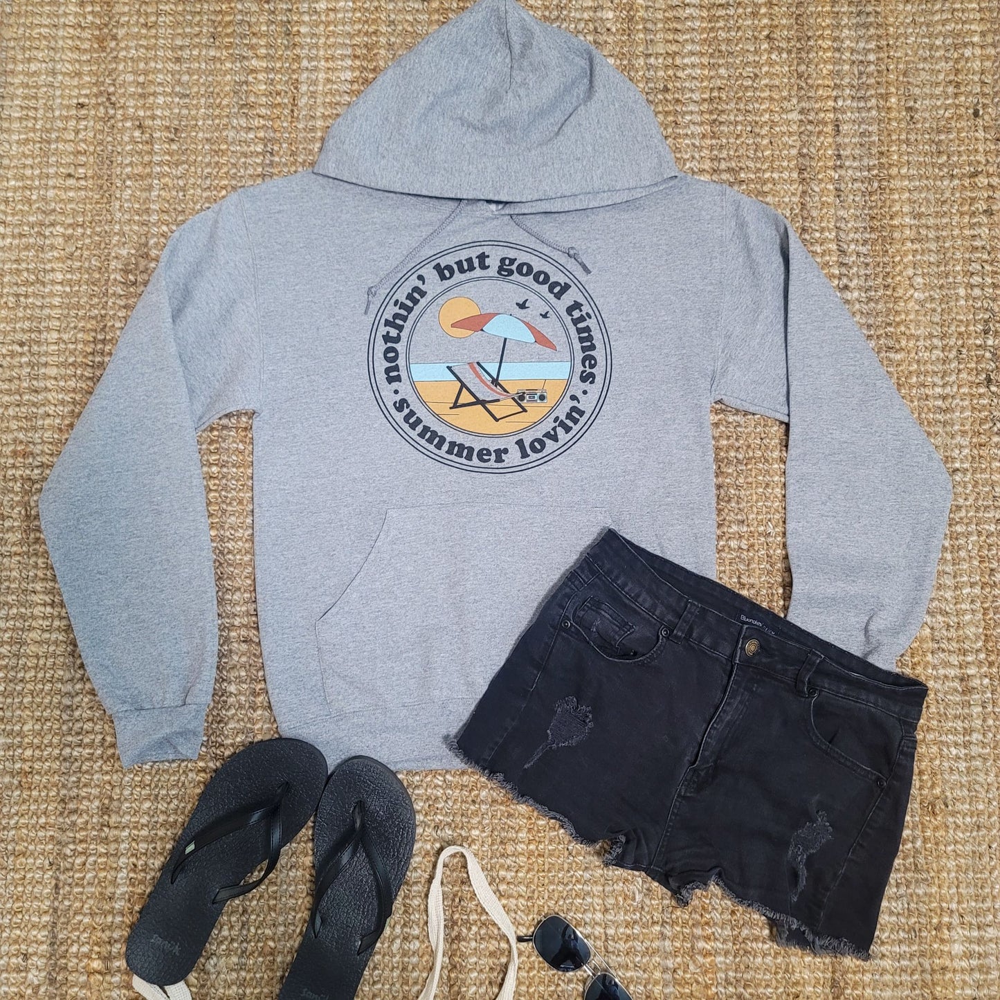 Nothin' But Good Times Hoodie - Grey