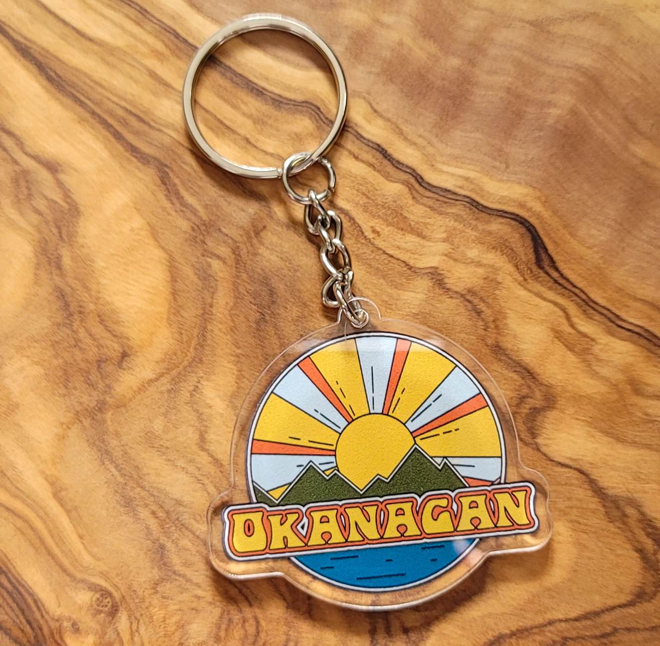 Retro - Okanagan Keychain