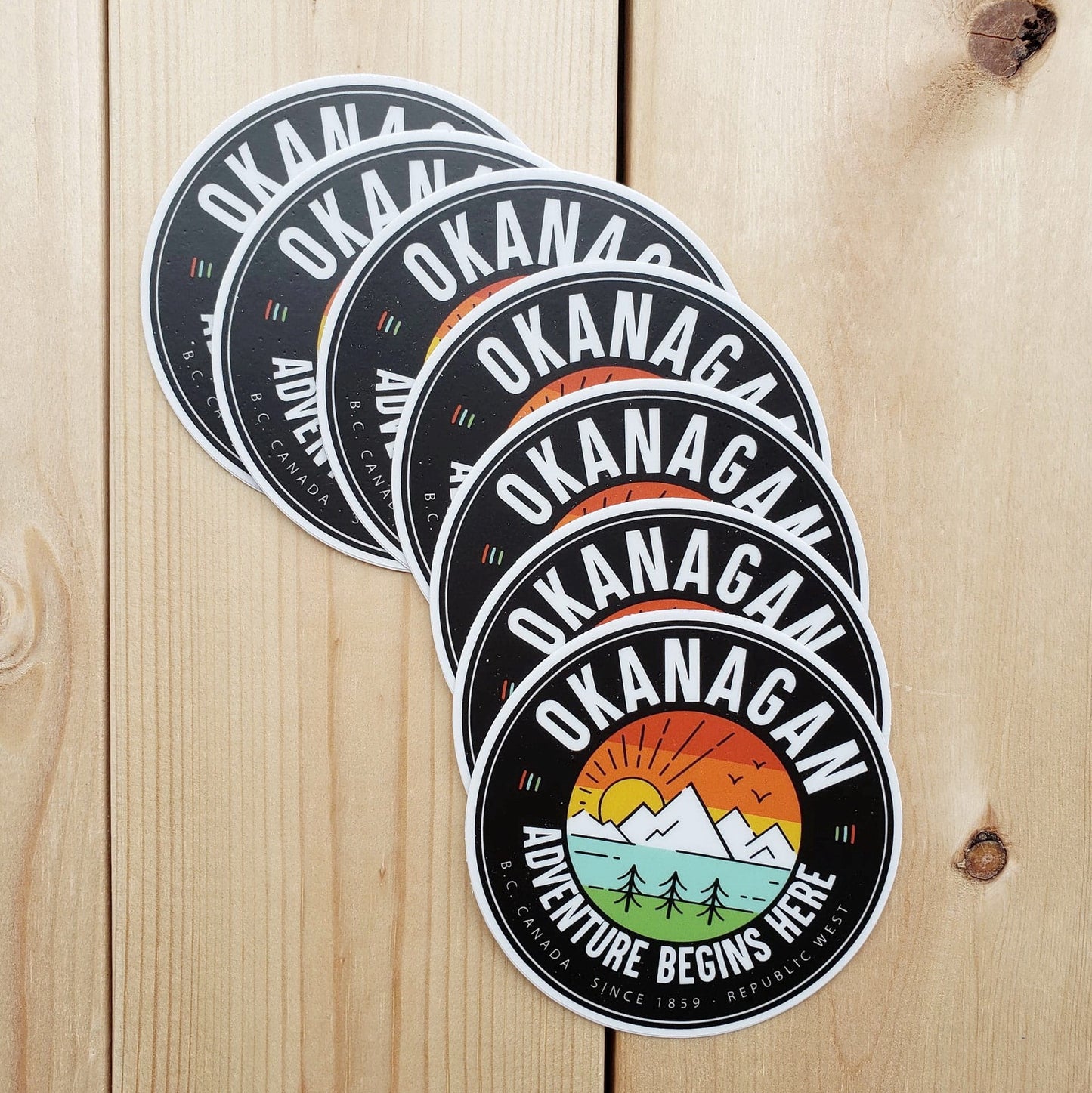 decal - decals - Stickers Okanagan Adventure Sticker 