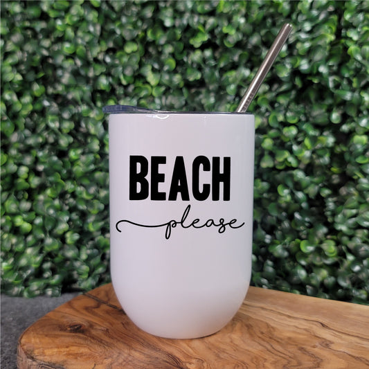 Beach Please Bevie Tumbler - Republic West