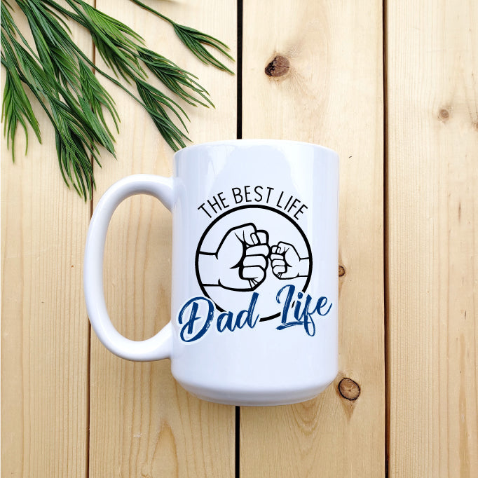 Ceramic Mug - Coffee Best Life Dad Life Mug Republic West