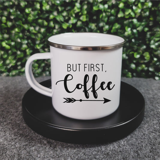 But First Coffee Camp Mug - Republic West