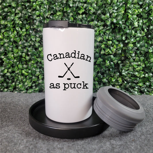 Canadian As Puck Can Cooler Tumbler