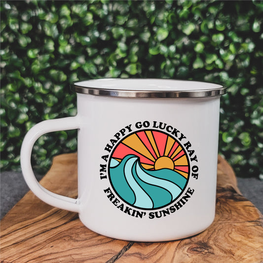 Happy Go Lucky Camp Mug - Republic West