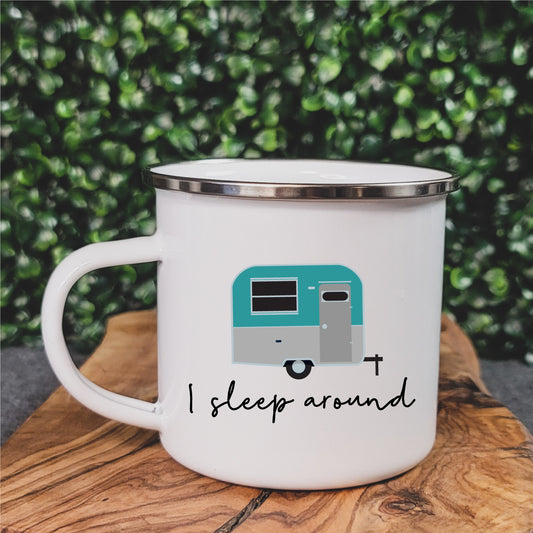 I Sleep Around Camp Mug - Republic West