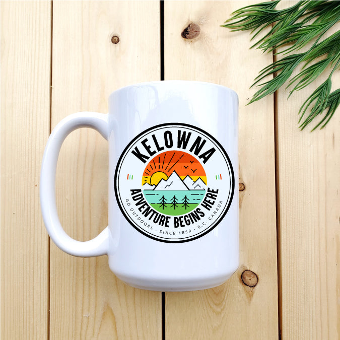 Ceramic Mug - Coffee Kelowna Adventure Mug Republic West