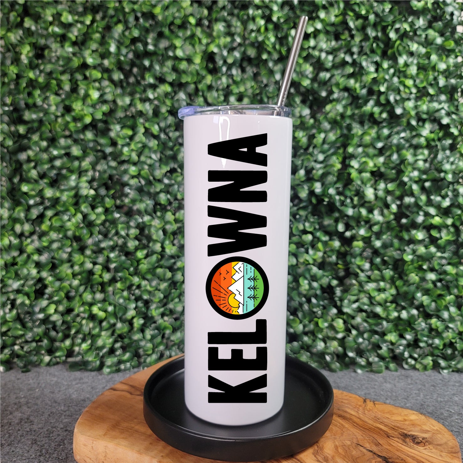 Kelowna Skinny Tumbler with Straw - Republic West