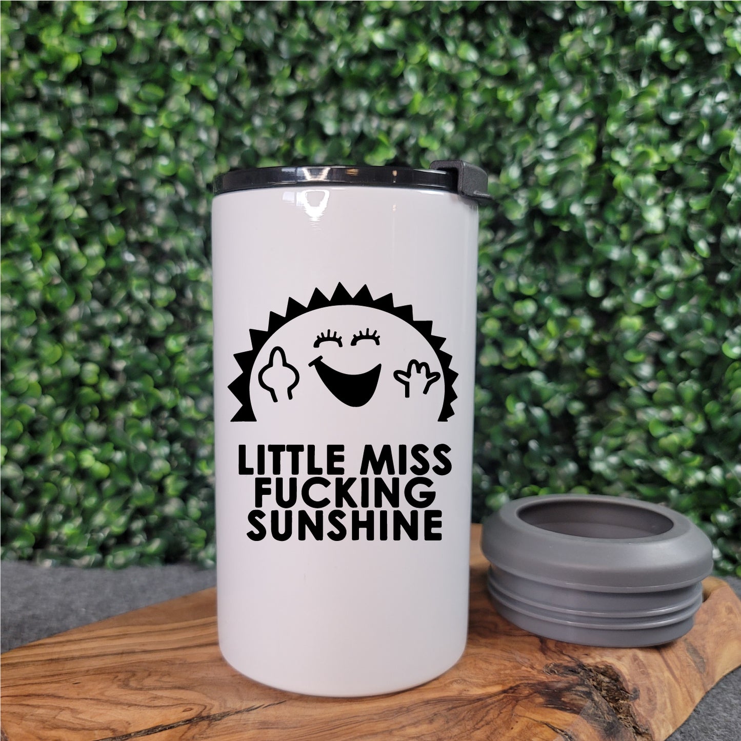 Little Miss Fucking Sunshine Can Cooler Tumbler