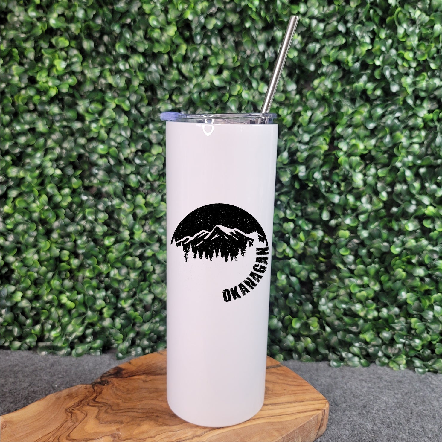 Okanagan Moon Skinny Tumbler with Straw - Republic West