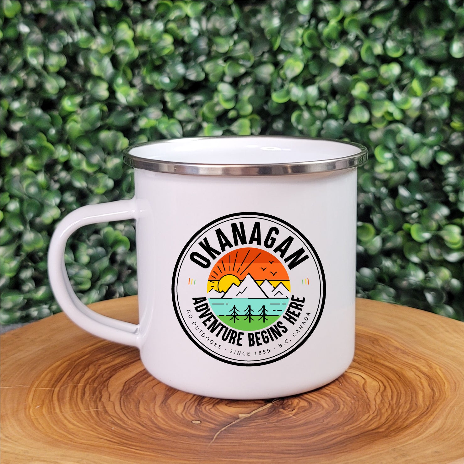 Okanagan - Adventure Begins Here - Camp Mug - Republic West