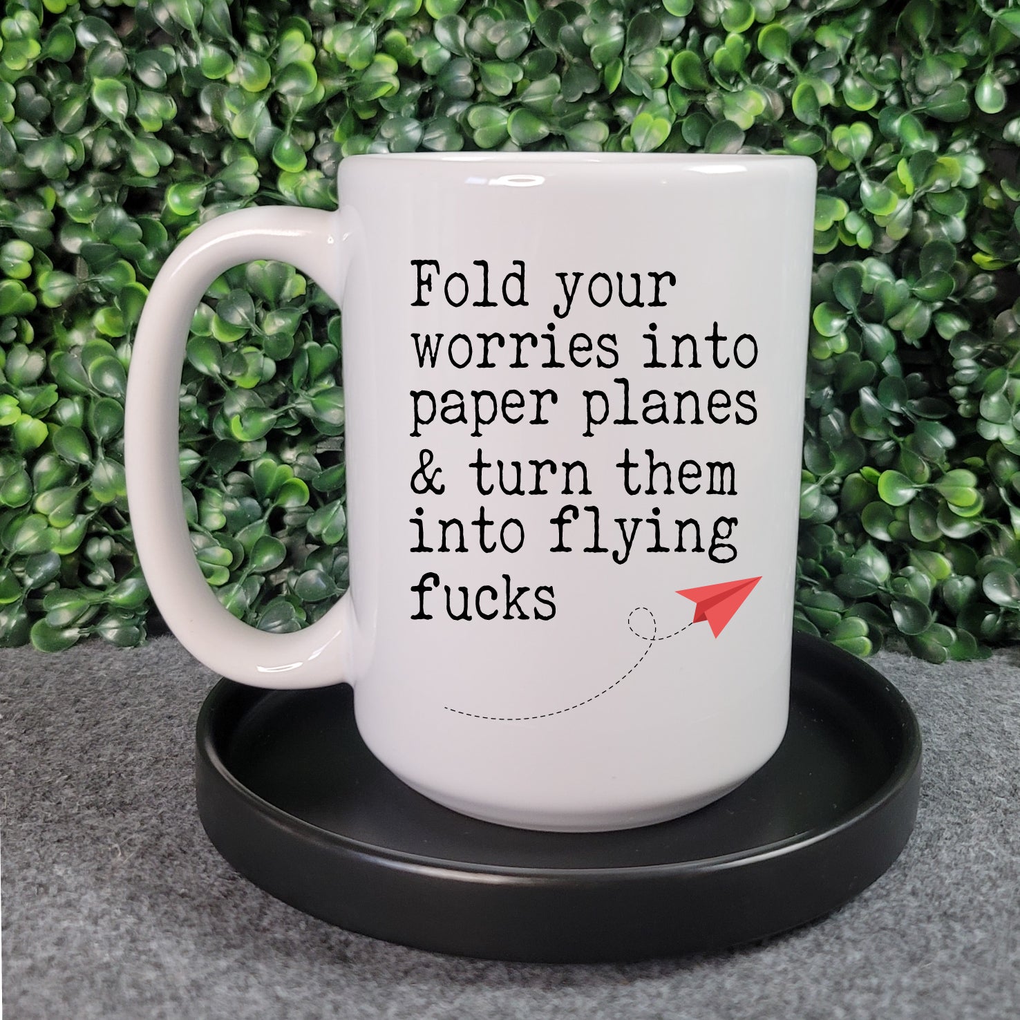 Turn Your Worries into Paper Airplanes Mug - Republic West
