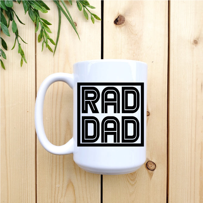Ceramic Mug - Coffee Rad Dad Mug Republic West