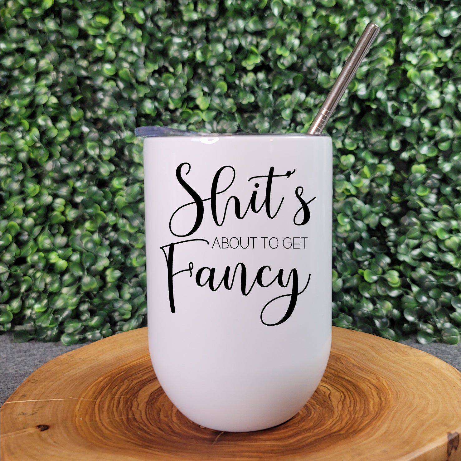 Shit's about to get fancy Bevie Tumbler - Republic West