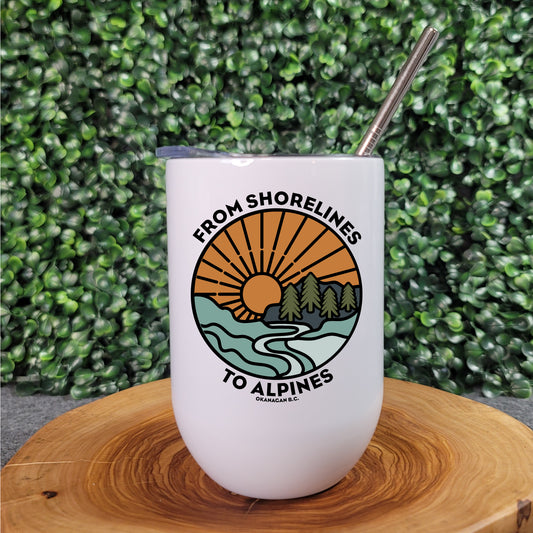 Shorelines to Alpines Bevie Tumbler