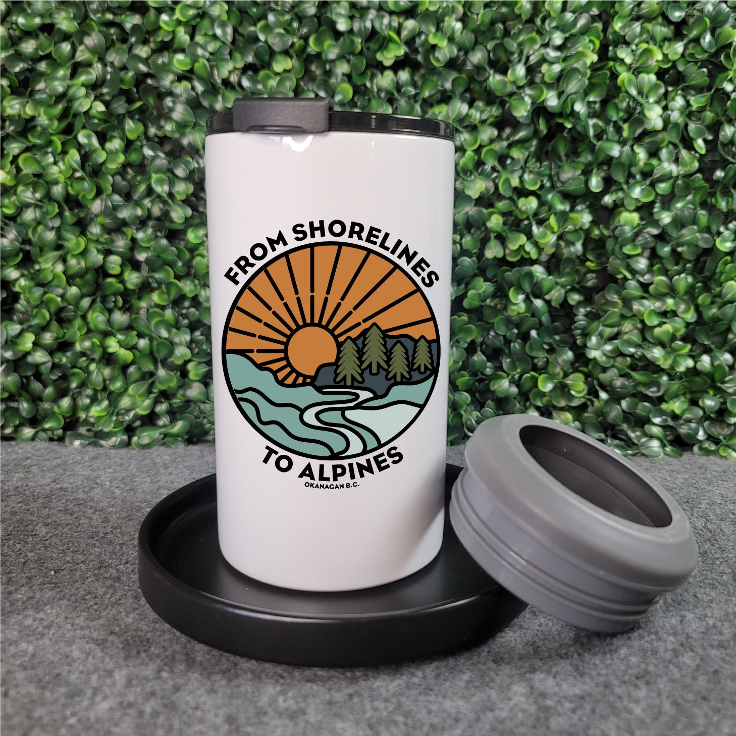 Shorelines To Alpines Can Cooler Tumbler - Republic West