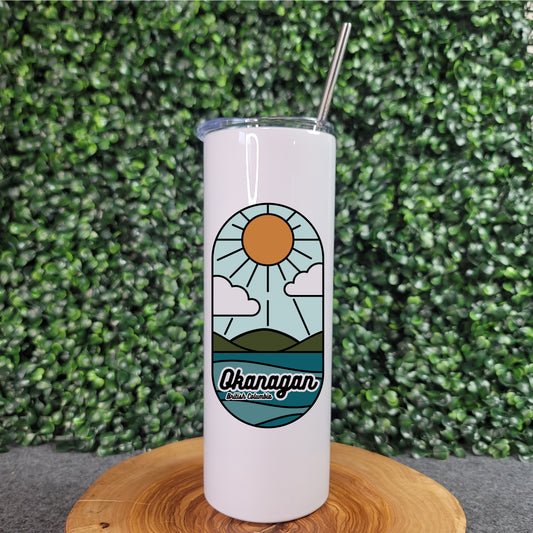 Warm Okanagan Rays Skinny Tumbler