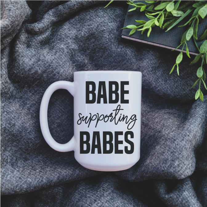 Ceramic Mug - Coffee Babe Supporting Babe Mug Republic West