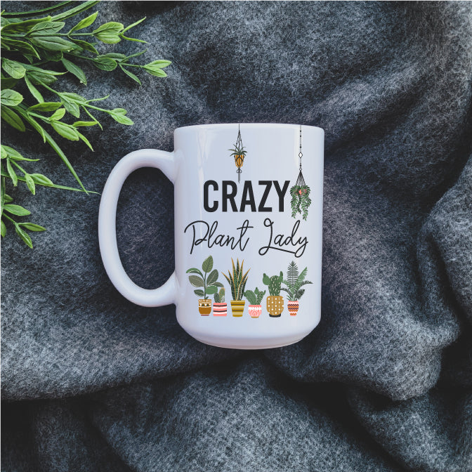 Ceramic Mug - Coffee Crazy Plant Lady Mug Republic West