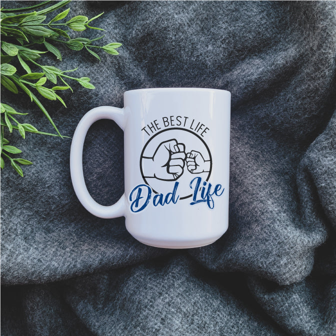 Ceramic Mug - Coffee Best Life Dad Life Mug Republic West