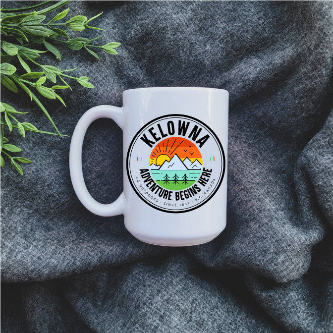 Ceramic Mug - Coffee Kelowna Adventure Mug Republic West