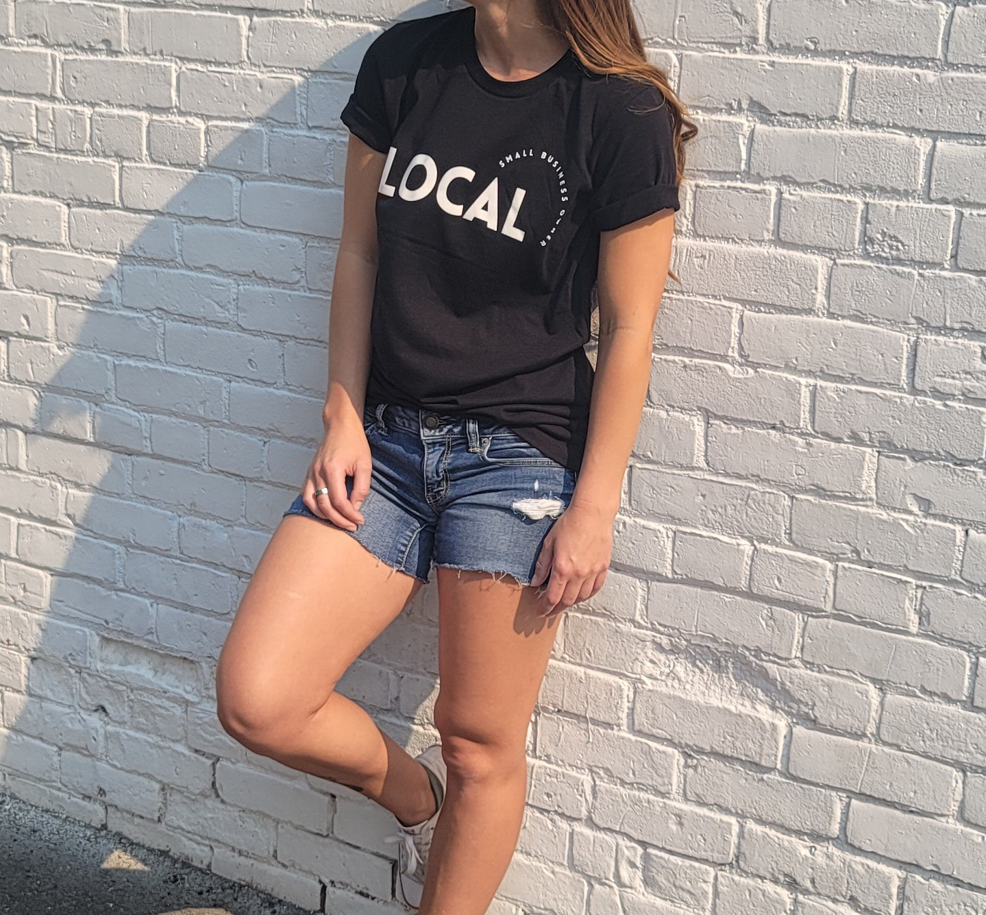 LOCAL SMALL BUSINESS OWNER T-SHIRT - LOCAL LABEL x REPUBLIC WEST COLLAB - BLACK