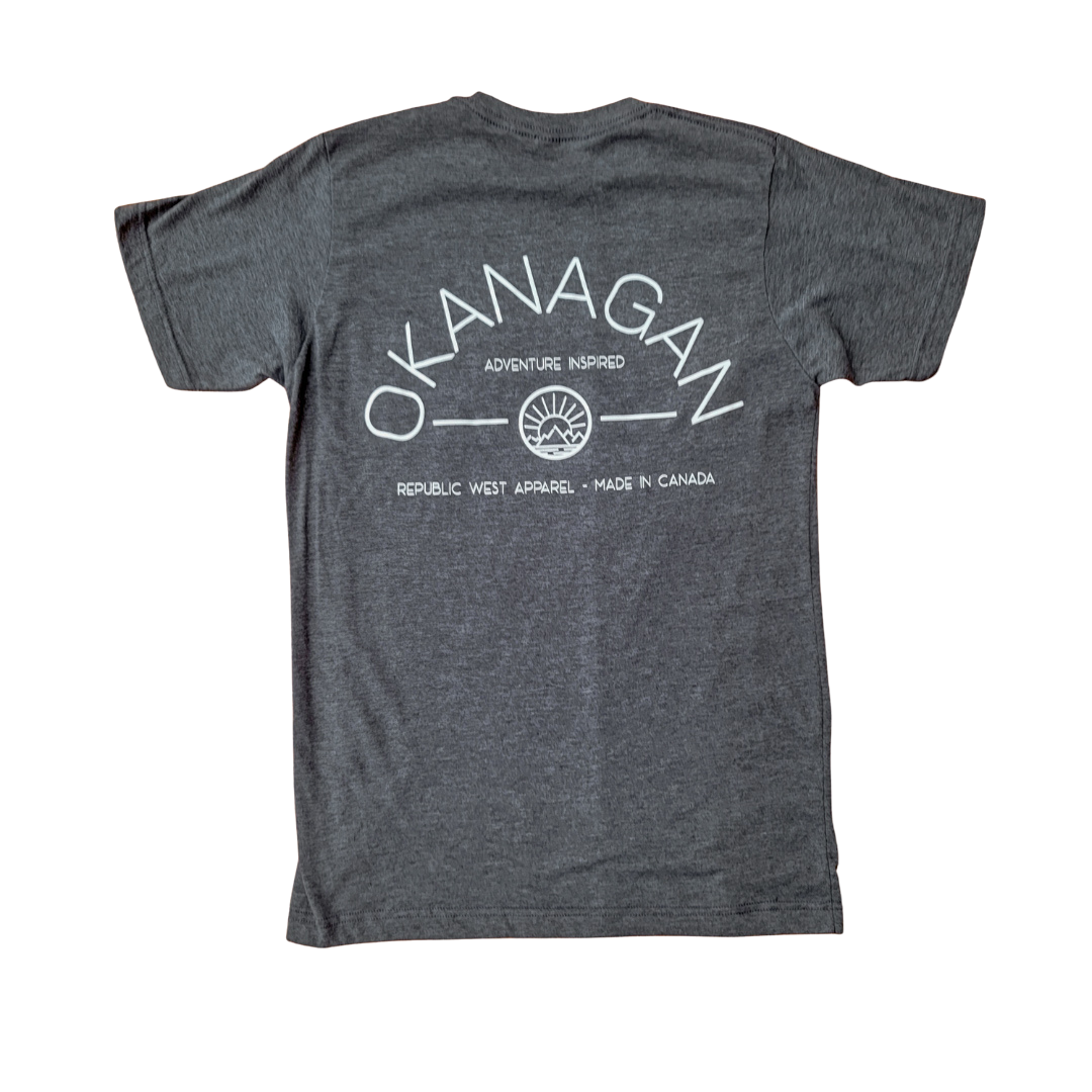 tshirt Okanagan Classic T-Shirt - Charcoal Republic West
