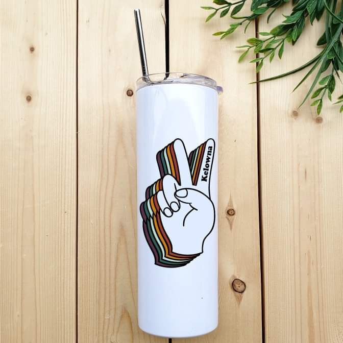 Coffee - Cold - Hot - Straw - Travel Mug Peace (Kelowna) 